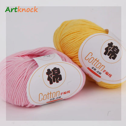 50g Yarn 100% Cotton Yarn for Crochet Yarn for Hand Knitting Sweater Warm High Quality Crochet Threads