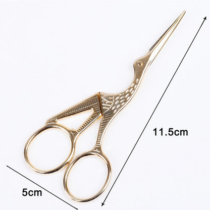 1Pcs Colorful Stainless Steel Antique Scissors European Classic Craft Knitting Sewing Handicraft Scissor DIY Jewelry Tools New