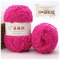 Soft Smooth Yarn Baby Knitting Wool Yarn Thick Yarn Fiber Velvet Yarn Hand Knitting Wool Crochet Yarn for DIY Sweater Cloth