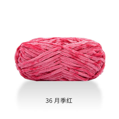 100g / 80M Chenille Velvet Yarn Knitting Wool Thick Warm Crochet Knitting Yarns Cotton Baby Wool DIY hand-knitted Sweater