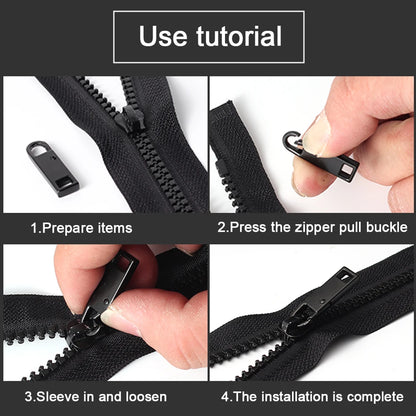 5/10pcs Metal Universal Replacement Zipper Slider Remove Zipper Puller Zipper Repair Kit for Craft Sewing Tools