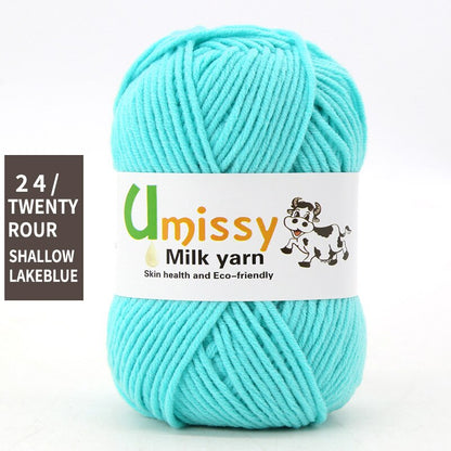 1pc Wholesale Price High Quality Soft Warm DIY Milk Cotton Threads Baby Wool For Hand Knitting Crochet Yarn 50g/PC