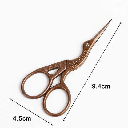 1Pcs Colorful Stainless Steel Antique Scissors European Classic Craft Knitting Sewing Handicraft Scissor DIY Jewelry Tools New