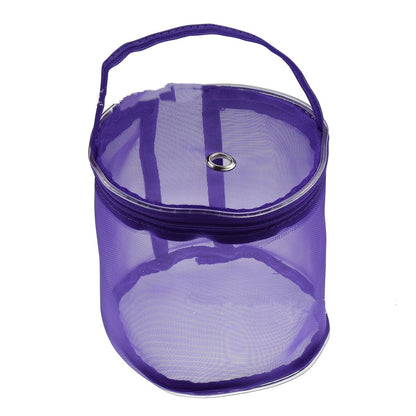 Yarn Storage Bag Round Knitting Wool Yarn Bags Organizer Crochet Sewing Needles Handbag Weave Tools Accessories Bowl Crafts Tote