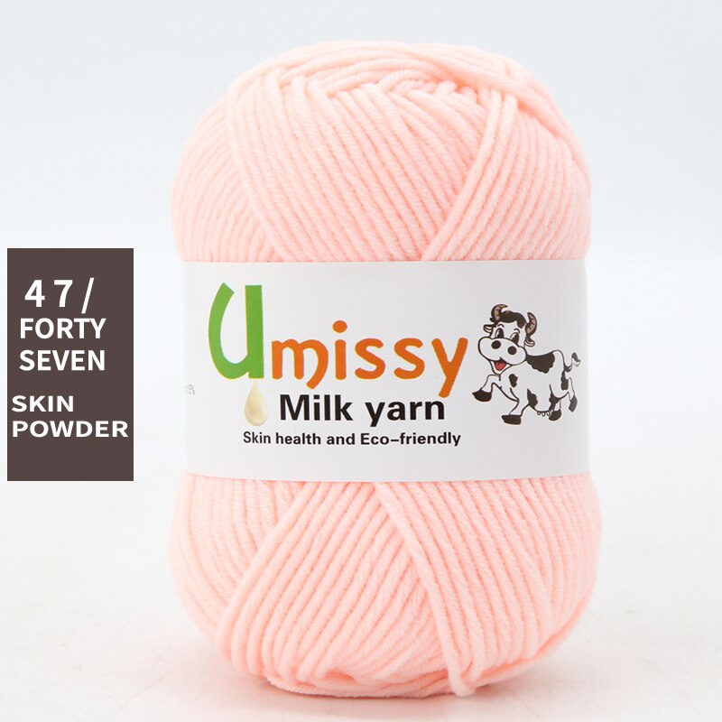 1pc Wholesale Price High Quality Soft Warm DIY Milk Cotton Threads Baby Wool For Hand Knitting Crochet Yarn 50g/PC