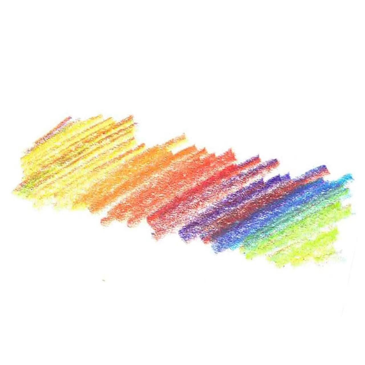 4pcs pastel 7 Colors Concentric Gradient Rainbow Pencil Crayons Colored Pencil Set cheap kawaii stationery Art Painting Drawing