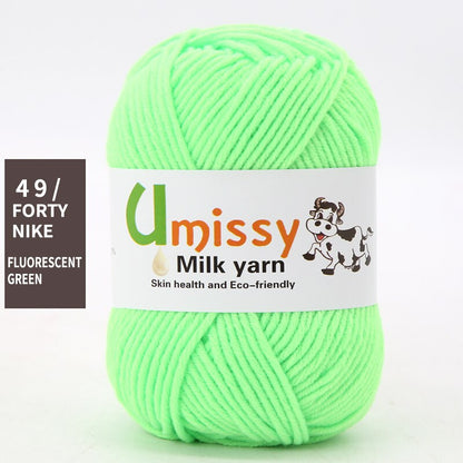 1pc Wholesale Price High Quality Soft Warm DIY Milk Cotton Threads Baby Wool For Hand Knitting Crochet Yarn 50g/PC