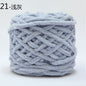 100g/ball Chenille Knitting Yarn Soft Ice Strip Line Cotton Yarn DIY Wool Yarn for Hand Knitting Scarf Thick Wool Yarn Wholesale