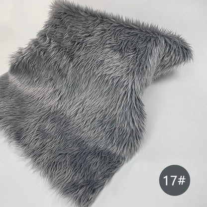 3cm Pile Length Artificial Plush Fox Fur Fabric For Making Cotton Doll Hair 38x43cm Falling Water Plush Fabric Sewing Material