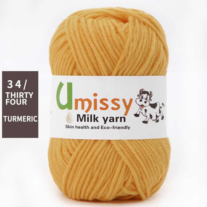 1pc Wholesale Price High Quality Soft Warm DIY Milk Cotton Threads Baby Wool For Hand Knitting Crochet Yarn 50g/PC