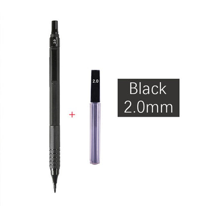 0.3 0.5 0.7 2.0mm Art Drawing Automatic Pencils Low Center of Gravity Retractable Nib Metal Mechanical Pencil with Gift Box Set