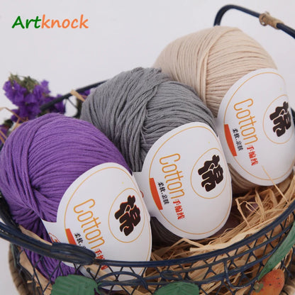 50g Yarn 100% Cotton Yarn for Crochet Yarn for Hand Knitting Sweater Warm High Quality Crochet Threads