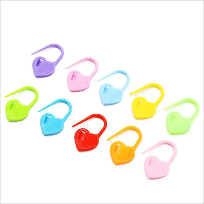 20/50pcs Plastic Resin Small Clip Locking Stitch Markers Crochet Latch Knitting Tools Needle Clip Hook Sewing Tool Mixed Color