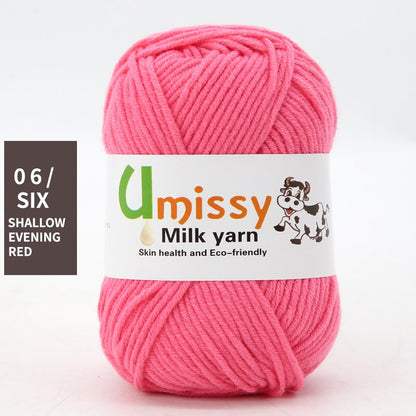 1pc Wholesale Price High Quality Soft Warm DIY Milk Cotton Threads Baby Wool For Hand Knitting Crochet Yarn 50g/PC