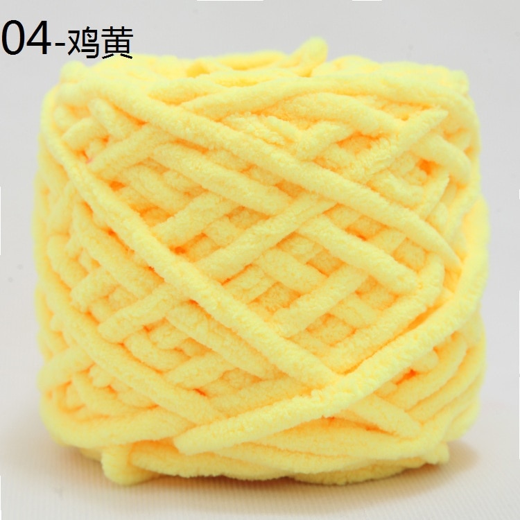 100g/ball Chenille Knitting Yarn Soft Ice Strip Line Cotton Yarn DIY Wool Yarn for Hand Knitting Scarf Thick Wool Yarn Wholesale