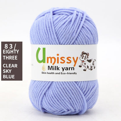 1pc Wholesale Price High Quality Soft Warm DIY Milk Cotton Threads Baby Wool For Hand Knitting Crochet Yarn 50g/PC