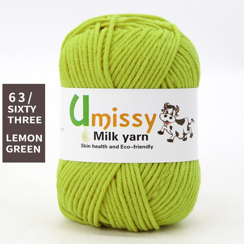 1pc Wholesale Price High Quality Soft Warm DIY Milk Cotton Threads Baby Wool For Hand Knitting Crochet Yarn 50g/PC