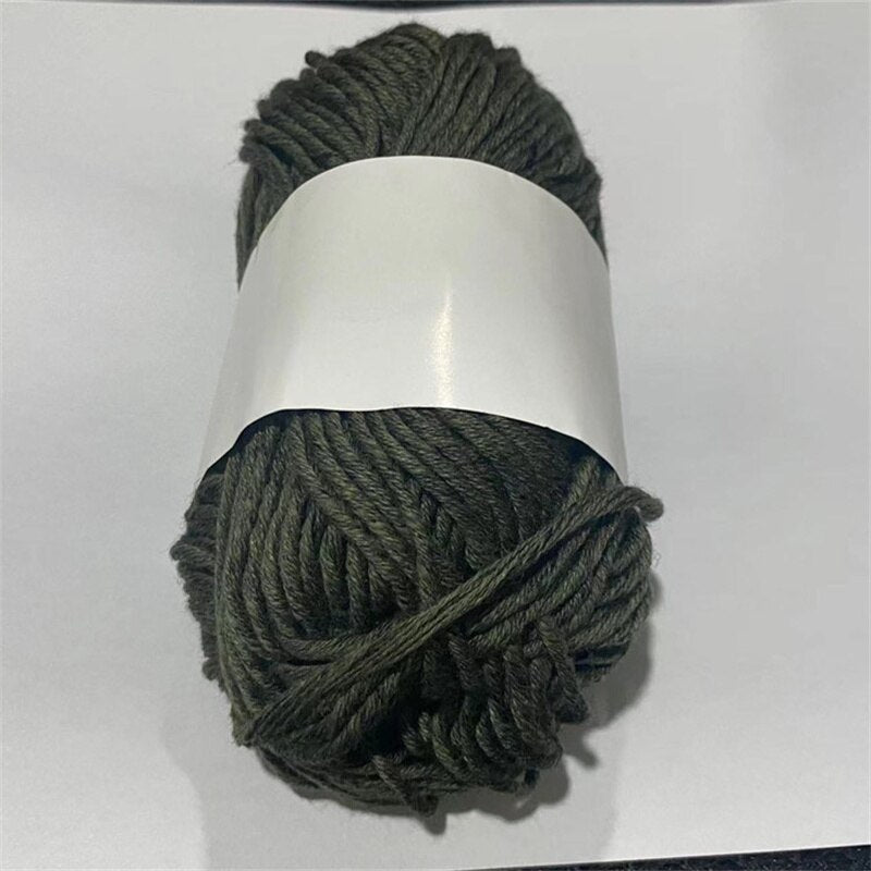 50g/Set Milk Cotton Yarn Knitting Wool for Hand Knitting Yarn Crochet Craft Sweater Hat Threads for Knitting Crochet Supplies