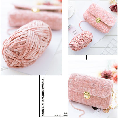 100g / 80M Chenille Velvet Yarn Knitting Wool Thick Warm Crochet Knitting Yarns Cotton Baby Wool DIY hand-knitted Sweater