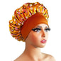 New Satin Bonnet Silk Night Sleeping Cap For Women Curly Braid Hair Multi Style Printing