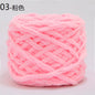 100g/ball Chenille Knitting Yarn Soft Ice Strip Line Cotton Yarn DIY Wool Yarn for Hand Knitting Scarf Thick Wool Yarn Wholesale