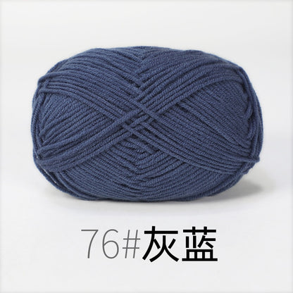 50g/Set Milk Cotton Yarn Knitting Wool for Hand Knitting Yarn Crochet Craft Sweater Hat Threads for Knitting Crochet Supplies