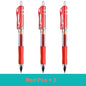 25PCS Gel pen Set Neutral Pen smooth writing fastdry 0.5mm Black blue red color Replacable refill school Stationery Supplies