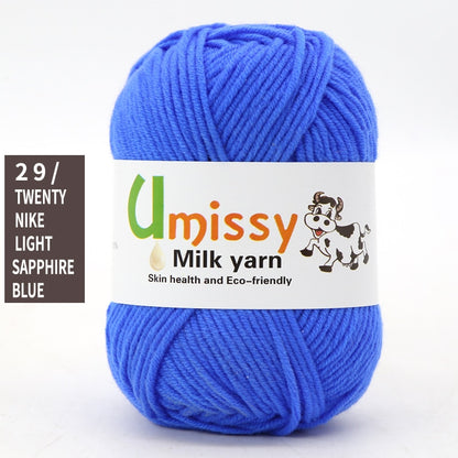 1pc Wholesale Price High Quality Soft Warm DIY Milk Cotton Threads Baby Wool For Hand Knitting Crochet Yarn 50g/PC