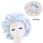 Women Satin Solid Sleeping Hat Night Sleep Cap Hair Care Bonnet Nightcap For Women Men Unisex Cap Bonnet De Nuit Shower Turban