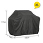 BBQ Cover Outdoor Dust Waterproof Weber Heavy Duty Grill Cover Rain Protective Outdoor Barbecue Cover Round