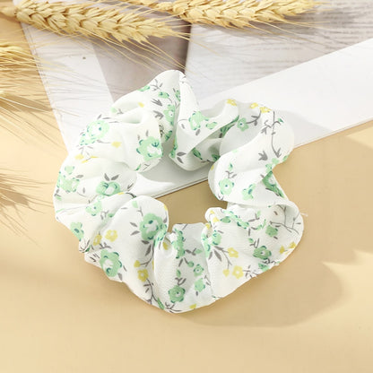 Levao Spring Summer Net Yarn Hair Bow Scrunchies Large Chiffon Women Elastic Hair Band Ponytail Holder Hair Tie Girl Accessories