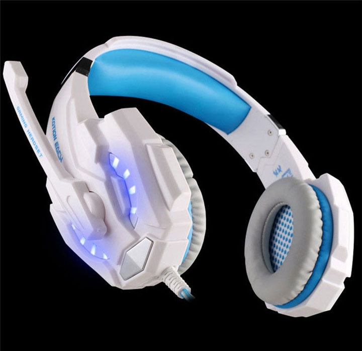 Gaming Headset Gamer Stereo Headphone With Microphone Mic Led Game For PC Computer PS4 KOTION EACH G2000 G1000 G4000 G9000 G2600