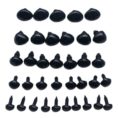 6-14mm Black Plastic Eye For Craft Doll Decoration Accessories Safety Eyes Amigurumi For Toy Animal Eye Doll Toys 50/100pcs