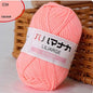 Milk Sweet Soft Cotton Baby Knitting Wool Yarn Thick Yarn Fiber Velvet Yarn Hand Knitting Wool Crochet Yarn for DIY Sweater