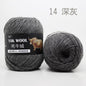 100g 4.5mm Wool Yak Yarn Crochet Yarn Threads for Knitting Needle Hand Knitting Yarn 3 PLY Fine Woolen Dyed for Sweaters