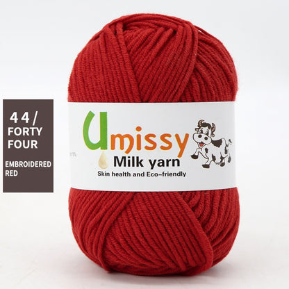 1pc Wholesale Price High Quality Soft Warm DIY Milk Cotton Threads Baby Wool For Hand Knitting Crochet Yarn 50g/PC