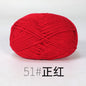 50g/Set Milk Cotton Yarn Knitting Wool for Hand Knitting Yarn Crochet Craft Sweater Hat Threads for Knitting Crochet Supplies