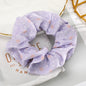 Levao Spring Summer Net Yarn Hair Bow Scrunchies Large Chiffon Women Elastic Hair Band Ponytail Holder Hair Tie Girl Accessories