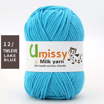 1pc Wholesale Price High Quality Soft Warm DIY Milk Cotton Threads Baby Wool For Hand Knitting Crochet Yarn 50g/PC