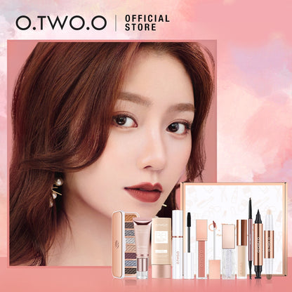 O.TWO.O Makeup Set 5/10pcs Cosmetics Kit Eye Shadows Eyeliner Eyebrow Pencil Face Primer Contour Lipstick Concealer With Box