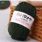 Milk Sweet Soft Cotton Baby Knitting Wool Yarn Thick Yarn Fiber Velvet Yarn Hand Knitting Wool Crochet Yarn for DIY Sweater