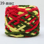 100g/ball Chenille Knitting Yarn Soft Ice Strip Line Cotton Yarn DIY Wool Yarn for Hand Knitting Scarf Thick Wool Yarn Wholesale