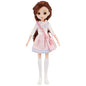 ⚠️New Edition 11 Joint Moveable Body 26cm 1/6 Doll Purple Brown Eyes with Fashion Clothes Shoes Style Dress Up Baby Dolls DIY Toy