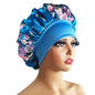 New Satin Bonnet Silk Night Sleeping Cap For Women Curly Braid Hair Multi Style Printing