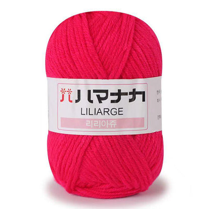 25g Soft Milk Cotton Knitting Yarn Anti-Pilling High Quality Knitting 4ply Cotton Yarn For Crochet Scarf Sweater Hat Doll Craft