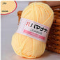 Milk Sweet Soft Cotton Baby Knitting Wool Yarn Thick Yarn Fiber Velvet Yarn Hand Knitting Wool Crochet Yarn for DIY Sweater