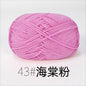 50g/Set 4ply Milk Cotton Knitting Wool Yarn Needlework Dyed Lanas for Crochet Craft Sweater Hat Dolls Hand Knitting DIY Sweater