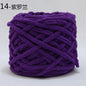 100g/ball Chenille Knitting Yarn Soft Ice Strip Line Cotton Yarn DIY Wool Yarn for Hand Knitting Scarf Thick Wool Yarn Wholesale