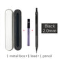 0.3 0.5 0.7 2.0mm Art Drawing Automatic Pencils Low Center of Gravity Retractable Nib Metal Mechanical Pencil with Gift Box Set