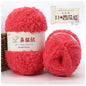 Soft Smooth Yarn Baby Knitting Wool Yarn Thick Yarn Fiber Velvet Yarn Hand Knitting Wool Crochet Yarn for DIY Sweater Cloth